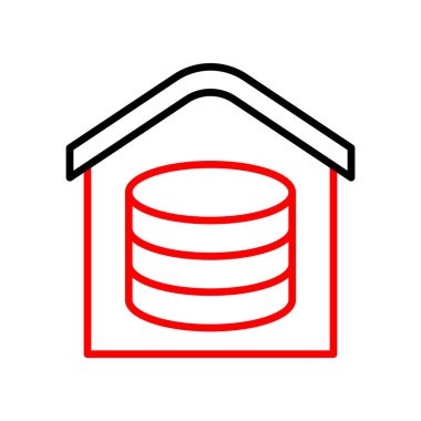 veritabanı vektör illüstrasyonu