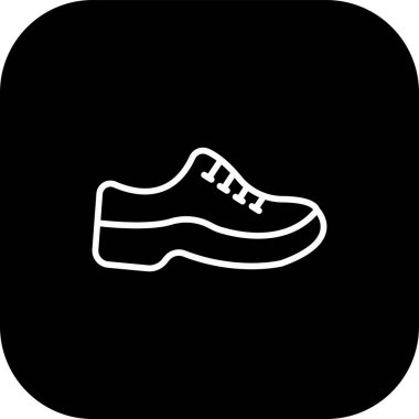 ayakkabı ikonu vektör illüstrasyonu