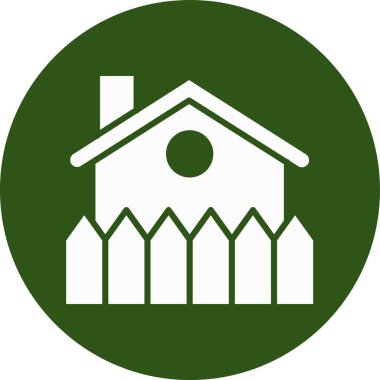 Ev. Web simgesi basit illüstrasyon