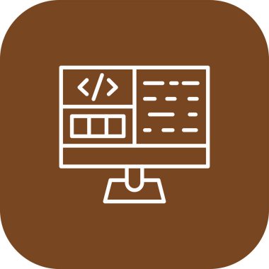 Web tasarım simgesi, vektör illüstrasyonu