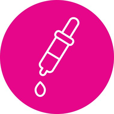 Şırınga web simgesi, vektör çizim