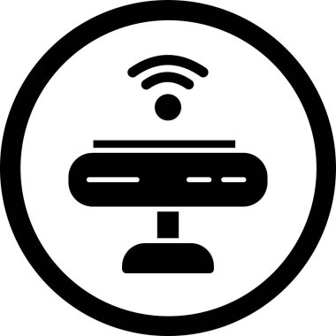 Wifi simgesi, vektör illüstrasyonu