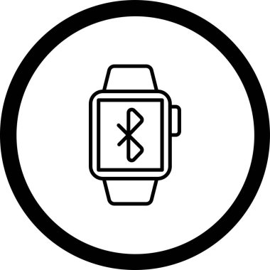 watch simge vektör çizim