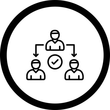 İnsan simgesinin vektör illüstrasyonu