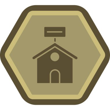 ev simgesi vektör illüstrasyonu