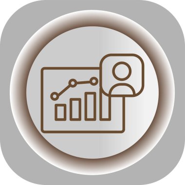 vektör pasta çizelgesi simgesi