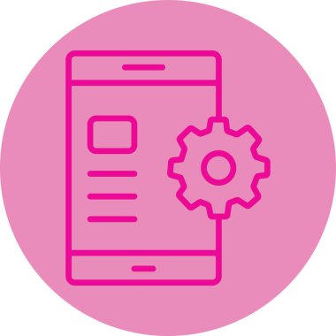 vector settings icon illustration