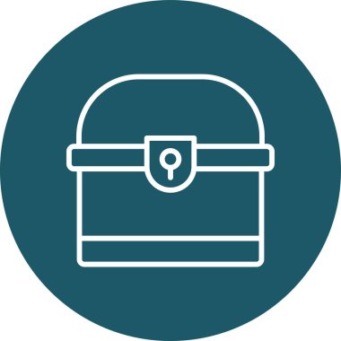 Çanta simgesinin vektör illüstrasyonu