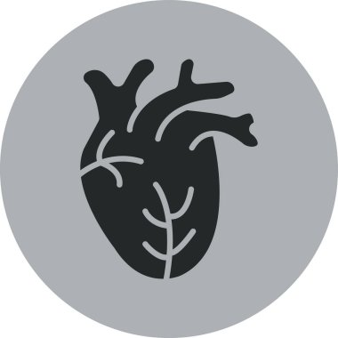 İnsan Kalbi vektörü simgesi