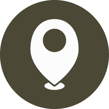 konum simgesi. konum simgesi. harita simgesi vektör illüstrasyonu.