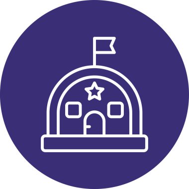 Modern simgenin vektör illüstrasyonu