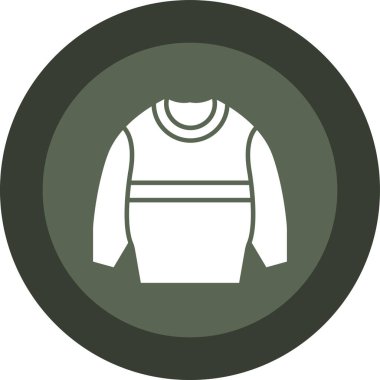 Kıyafetler. Web simgesi basit illüstrasyon