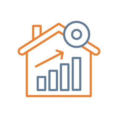 Büyüteçli emlak evi.