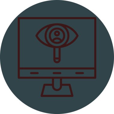 Seo simgesinin vektör illüstrasyonu