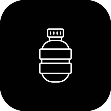 Modern b 'nin vektör illüstrasyonunda su ikonu yok