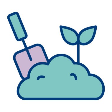 Bitki ve bahçeli bulut