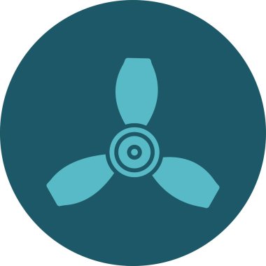 fan simgesi vektör illüstrasyonu