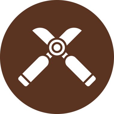 Testere simgesinin vektör illüstrasyonu