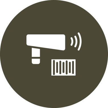 ccTV kamera simgesinin vektör illüstrasyonu