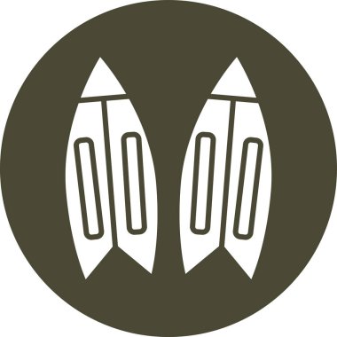 Bir roket simgesinin vektör çizimi