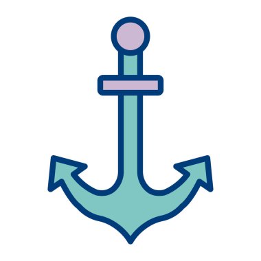 çapa simgesi vektör illüstrasyonu