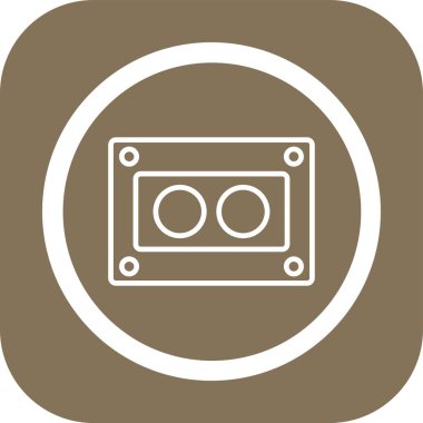 Modern b 'nin vektör illüstrasyonu eksik simgesi