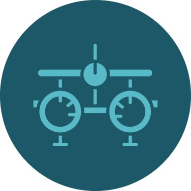 Bisiklet simgesinin vektör illüstrasyonu