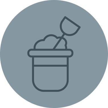 Gıda simgesinin vektör illüstrasyonu