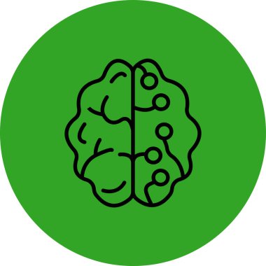 Vektör Beyin simgesi illüstrasyonu