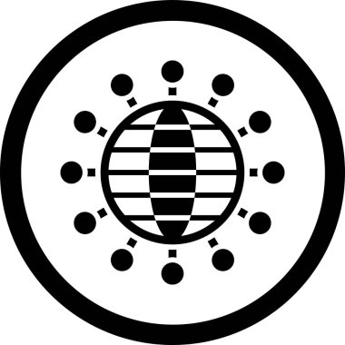 genel ağ simgesi çizimi