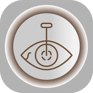 Kişisel ve ticari kullanım için vektör göz simgesi.