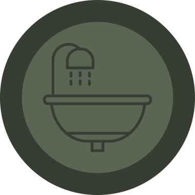 Modern b 'nin vektör illüstrasyonunda su ikonu yok