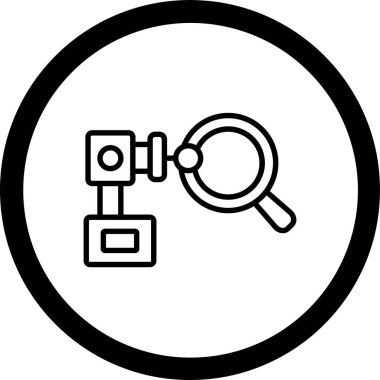 kamera simgesi vektör illüstrasyonu