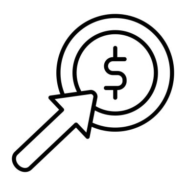 Dolar işaretli büyüteç