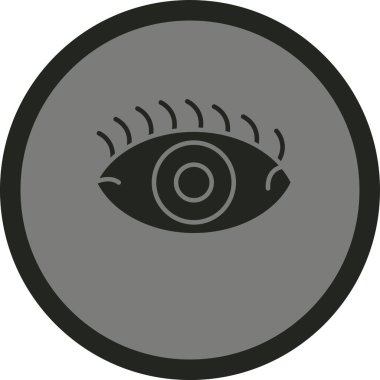 Göz simgesi vektör illüstrasyonu