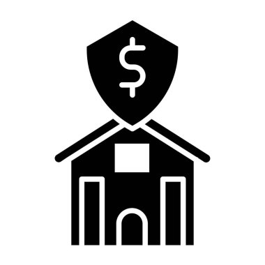 banka simgesi vektör illüstrasyonu