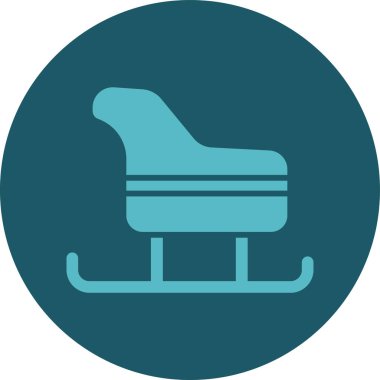 Sandalye. Web simgesi basit illüstrasyon