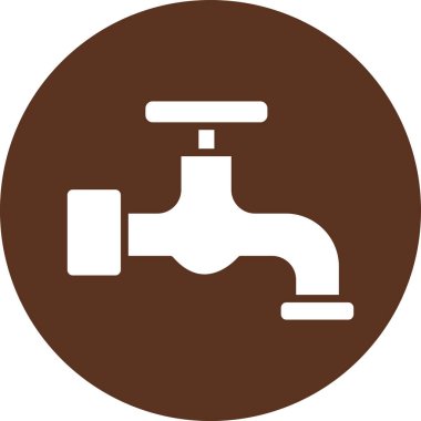 vector illustration of faucet icon