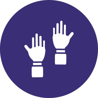 Dokunmatik modern simgenin vektör illüstrasyonu