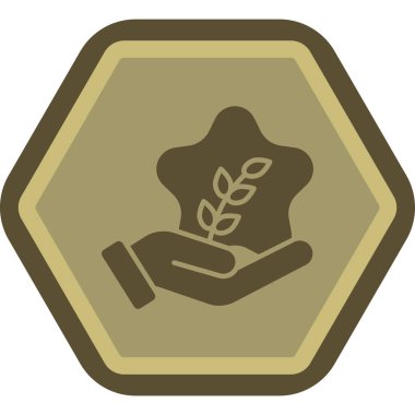 bitki simgesi vektör illüstrasyonu