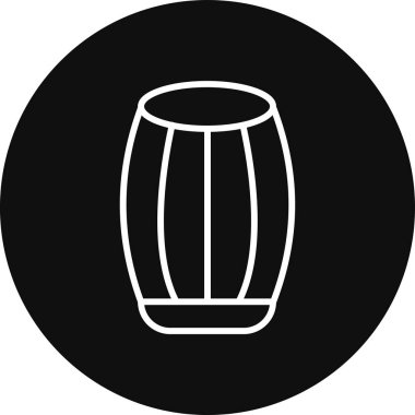 Bira kupa simgesi, basit vektör çizim