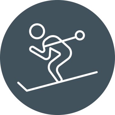 vektör kayak simgesi çizimi