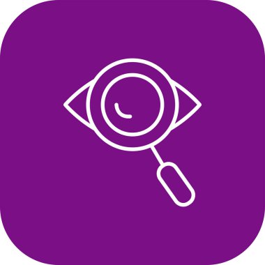 Büyütme cam simgesi dijital vektörü