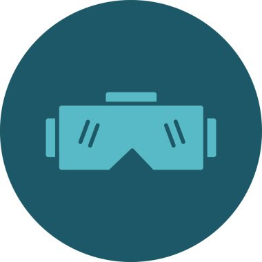 Vr. Web simgesi basit tasarım