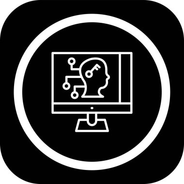 seo modern simgesinin vektör illüstrasyonu