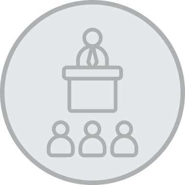 İş simgesinin vektör illüstrasyonu