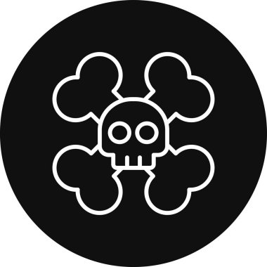 vektör kafatası resimleme tasarımı