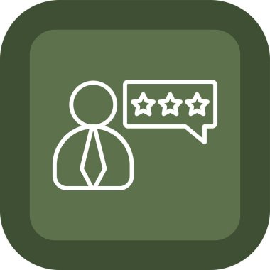 Geri besleme simgesi vektör illüstrasyonu