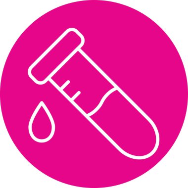 Termometre simgesi. Termometre vektör simgesi web için anahat çizimi