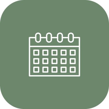 Takvim simgesi vektör illüstrasyonu